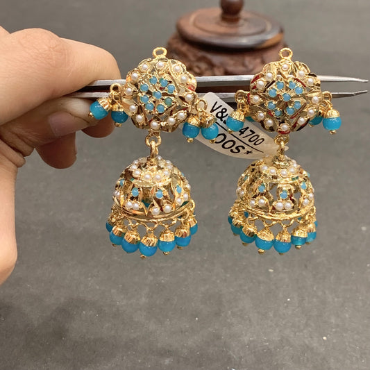 Jadau Earrings 46546