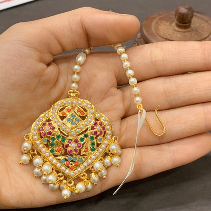 Jadau Maang Tikka 35444