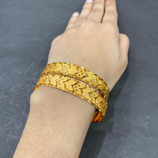 Gold Plated Bangles 46665