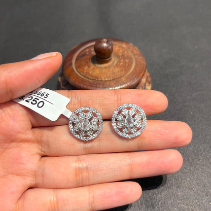 Zircon Earrings 743004