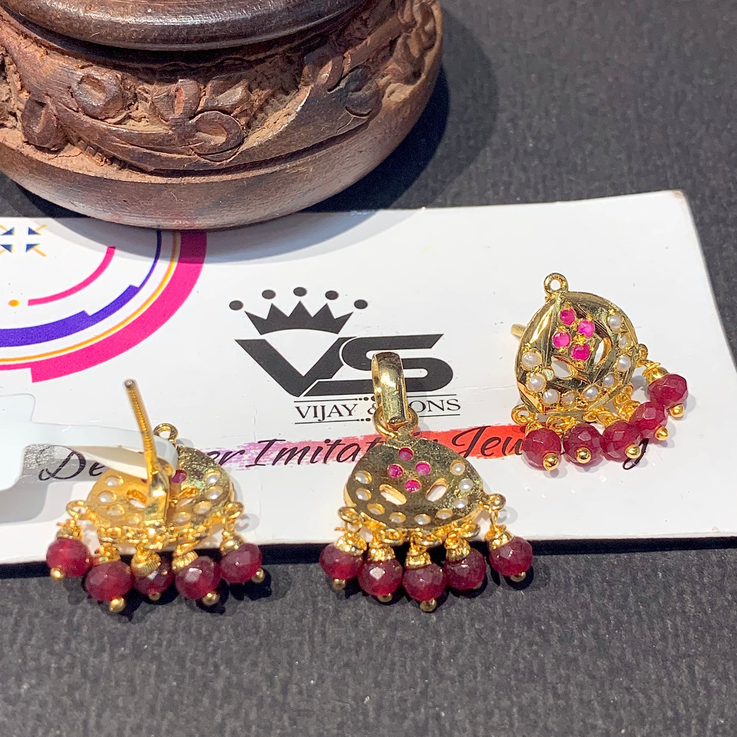 Jadau Pendant Set 34544