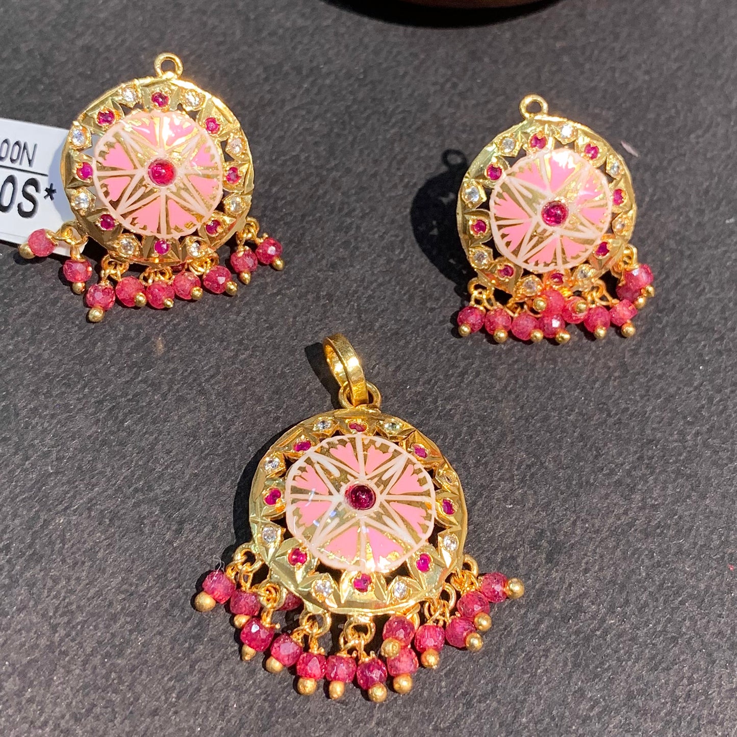Jadau Pendant Set 44678766