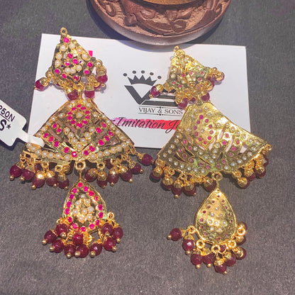 Jadau Earrings 425345533