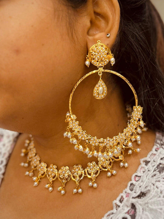 Jadau choker set 46753579 - Vijay & Sons