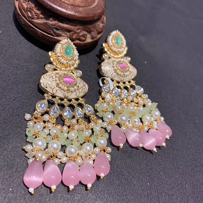Kundan Earrings 39648