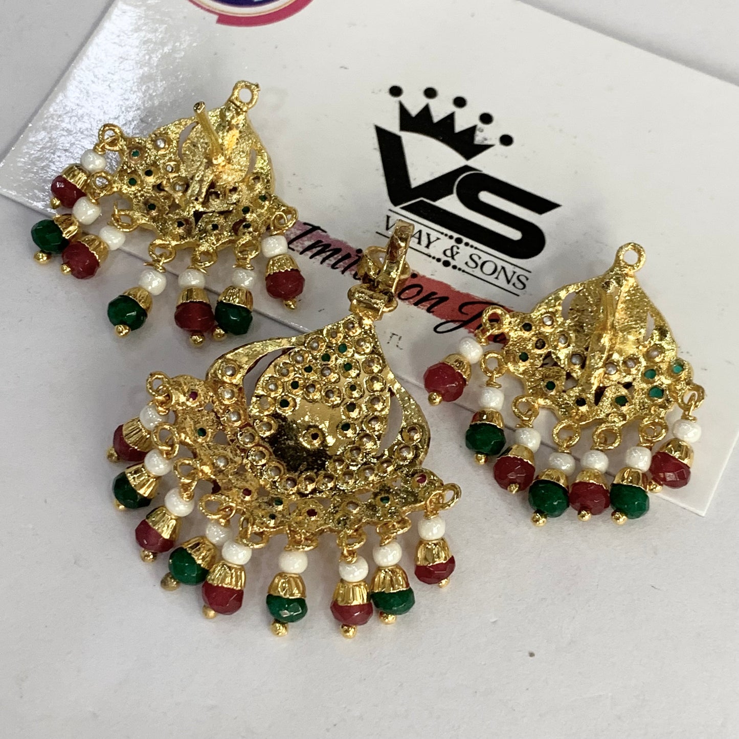 Jadau Pendant Sets 567568