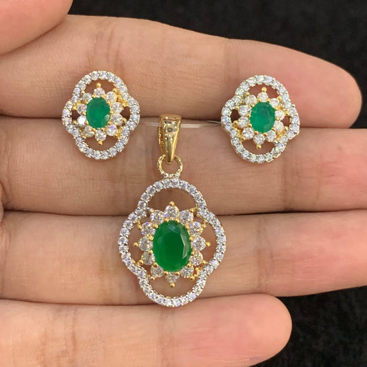 Zircon Pendant Sets 524678