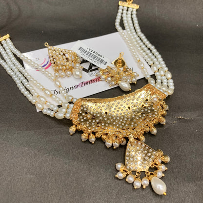 Jadau Necklace set 133256