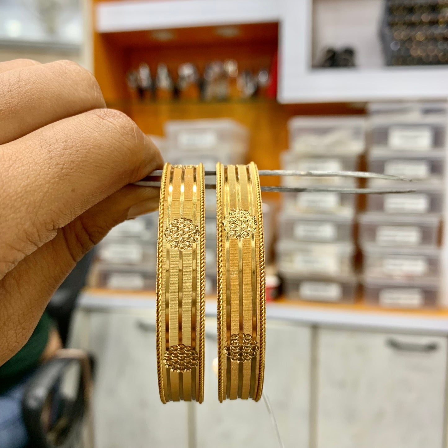 Gold Plated Bangles 67656