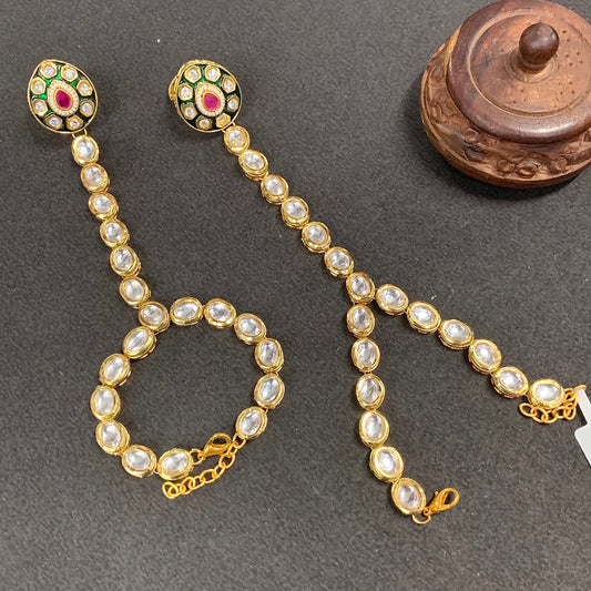 Kundan Hath Phool Rings 5455451
