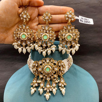 Kundan Necklace Set 57377