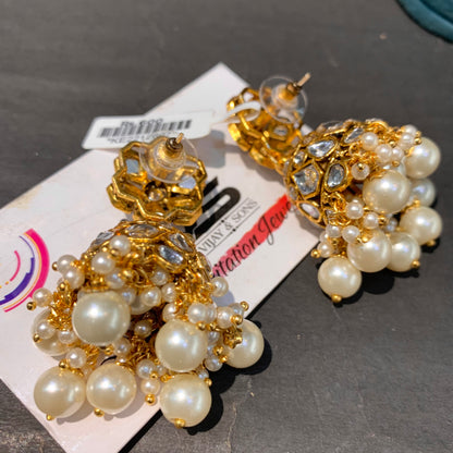 Kundan Earrings 524567
