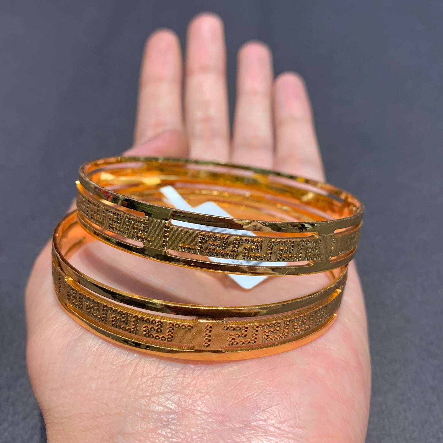 Gold Plated Bangles 44465444