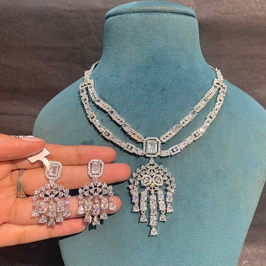 Zircon Necklace Set 829038