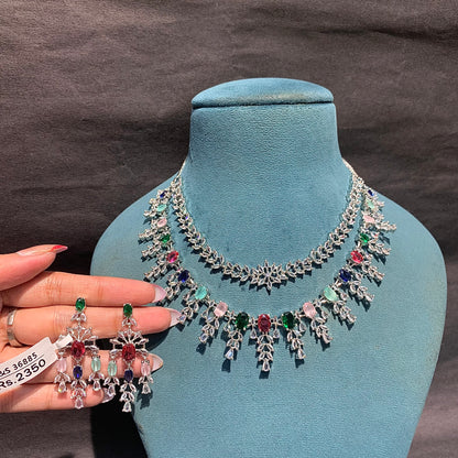Zircon Necklace Set 829993