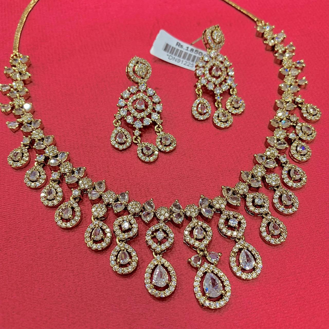 Zircon Necklace set 346363