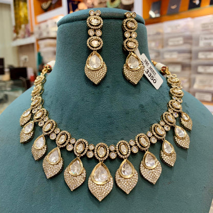 Kundan Necklace Set 56233