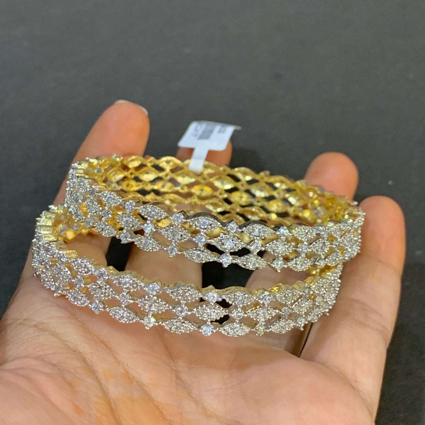 American Diamond Bangles 57654