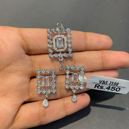 Zircon Pendant set 43245