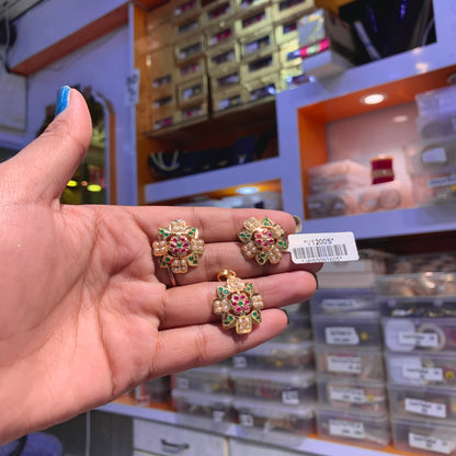 Jadau Pendant Set 4452525