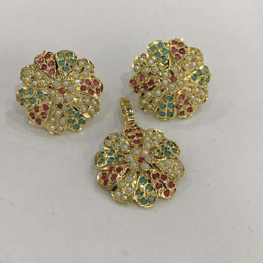 Jadau Pendant Sets 575459