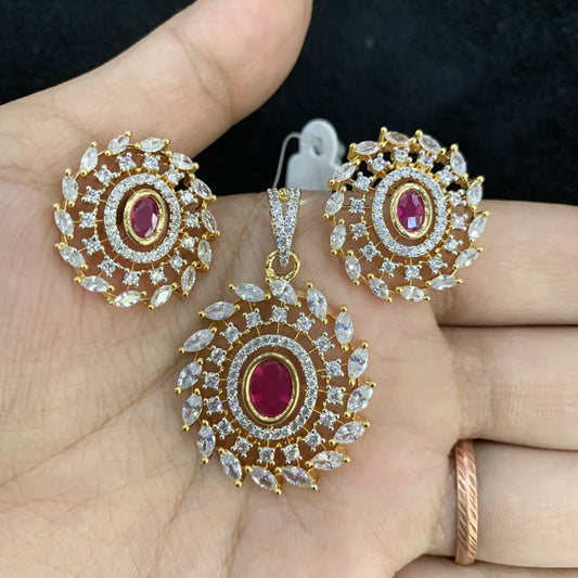 Zircon Pendant Sets 525786