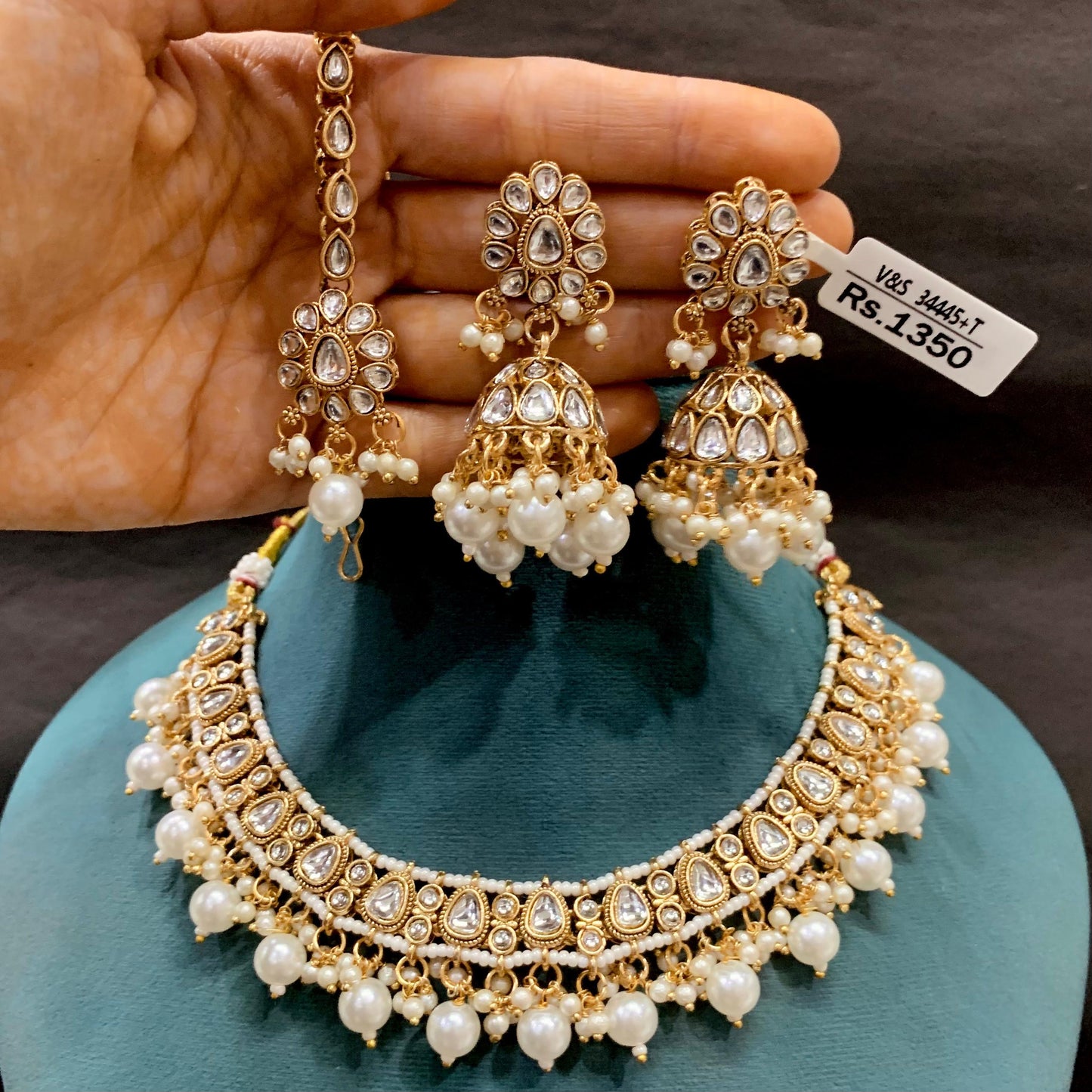 Kundan Necklace Sets 46544