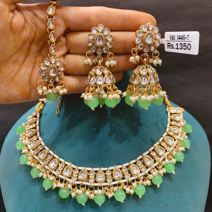 Kundan Necklace Sets 46544
