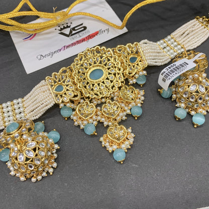 kundan necklace set826704