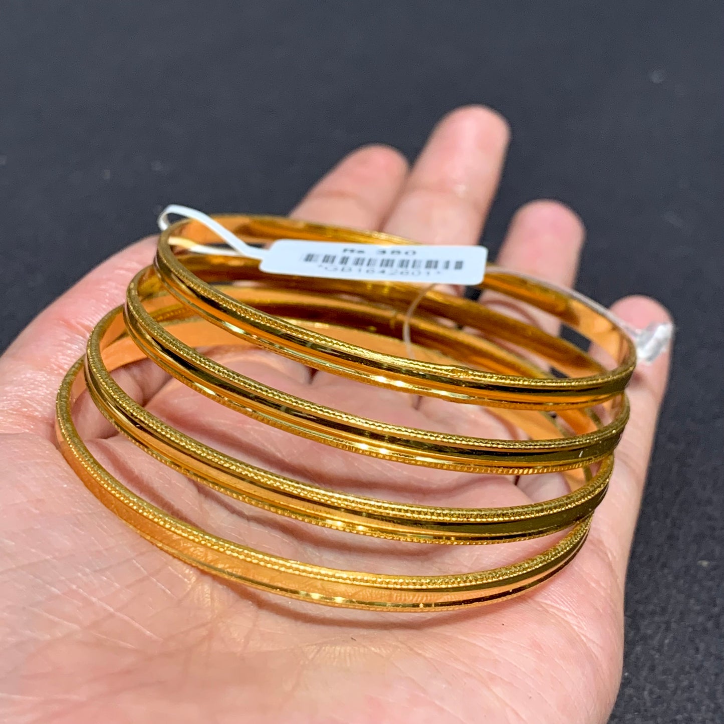 Gold Platted Bangles 673736