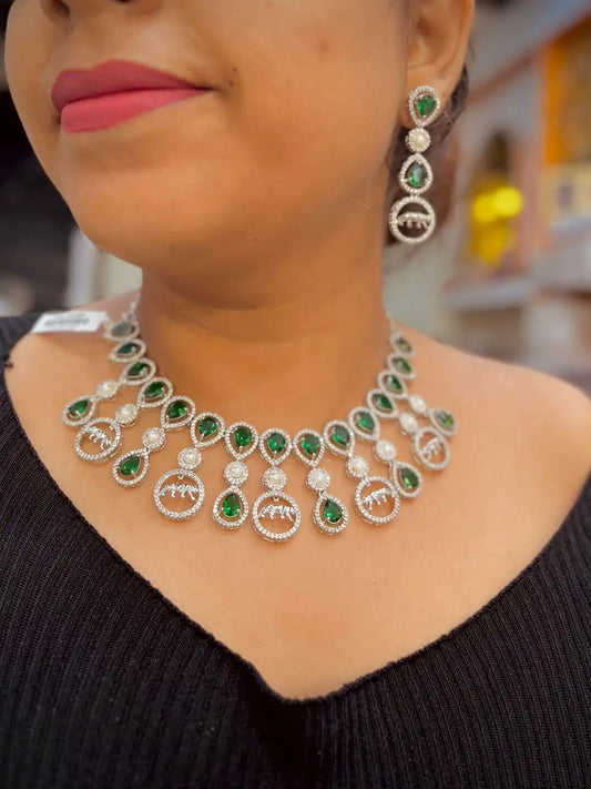 Zircon Necklace Sets  246775