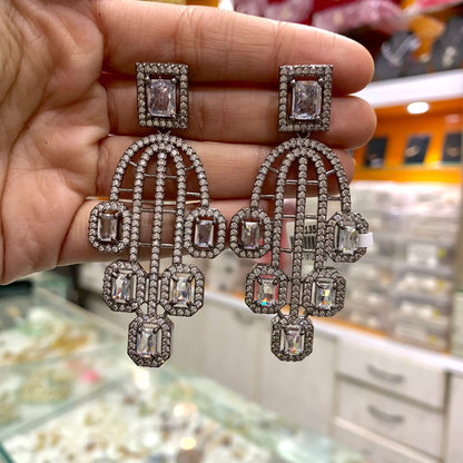 Diamond Earrings 35655