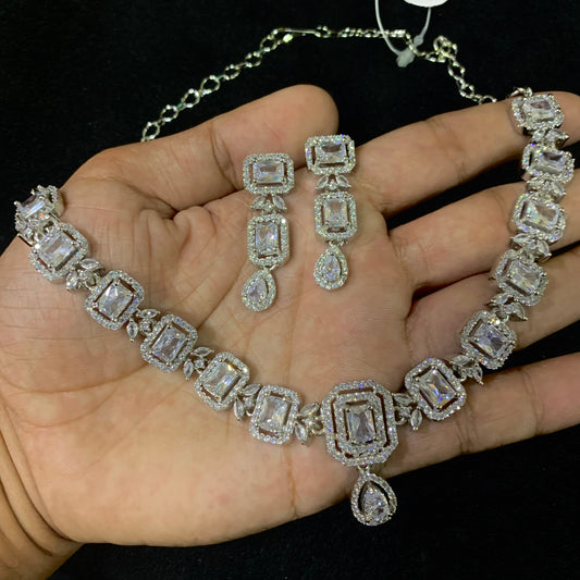 Zircon Necklace Set  57557