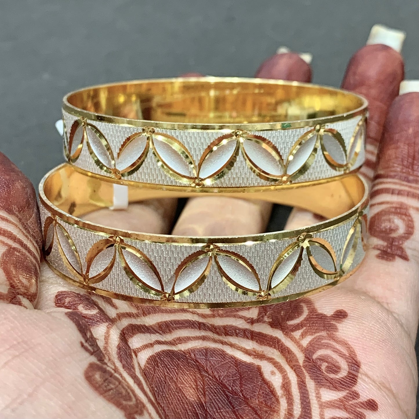 Gold Plated Bangles 673333