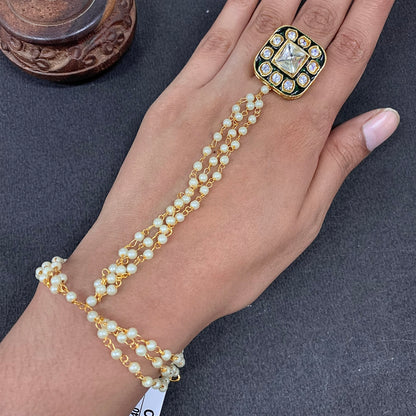 Kundan Hath Phool Rings 52764565