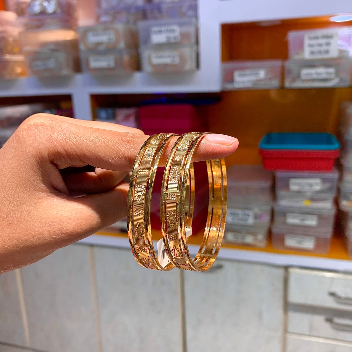 Gold Plated Bangles 356566