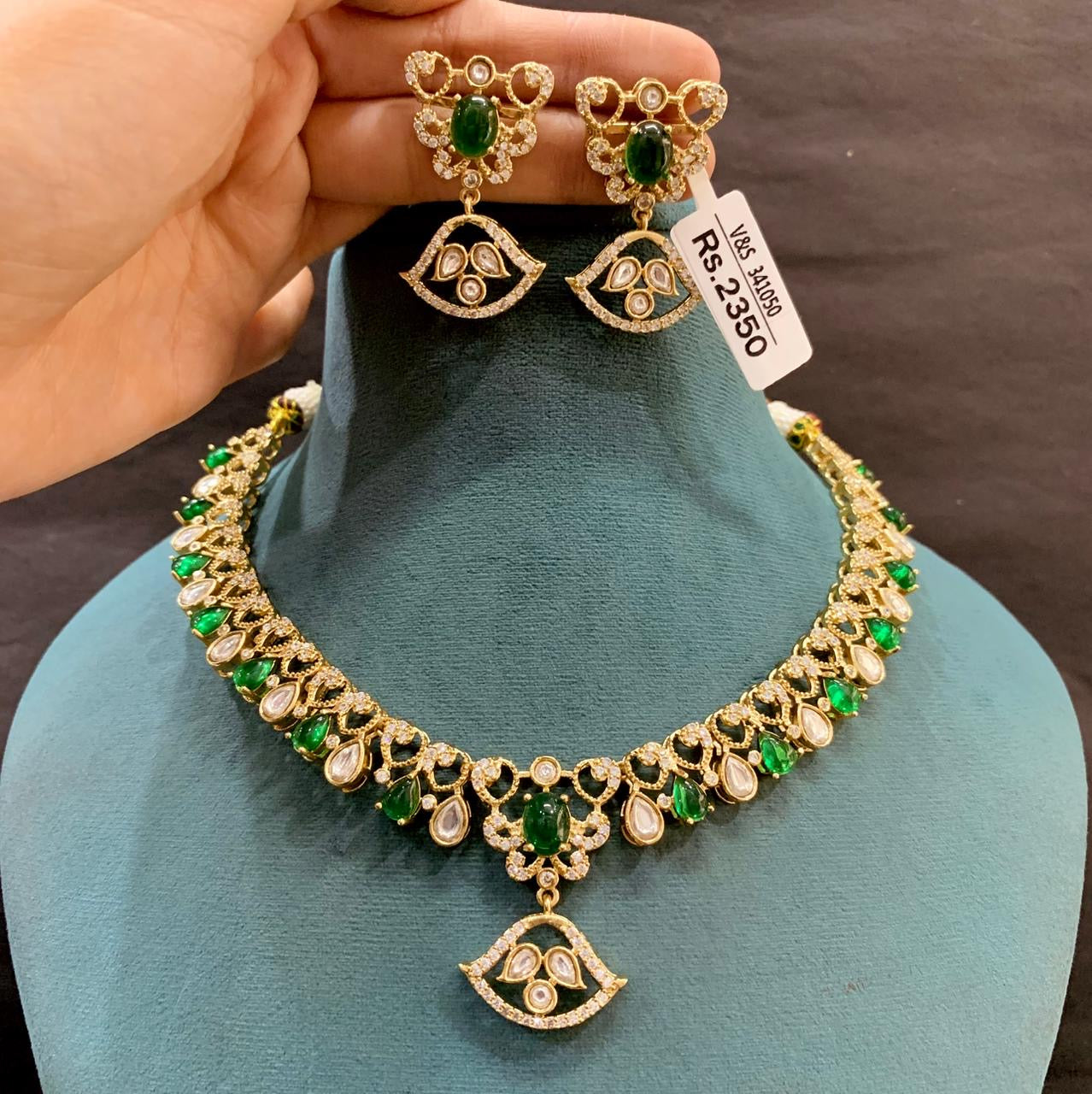 Kundan Necklace Set 5263653