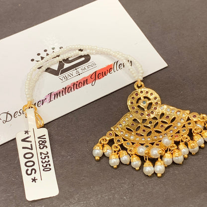 Jadau Maang Tikka 35422