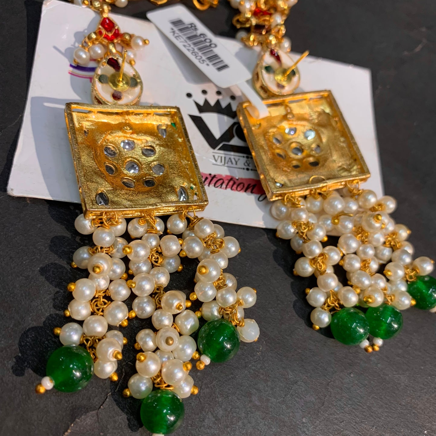 Kundan Earrings 42455