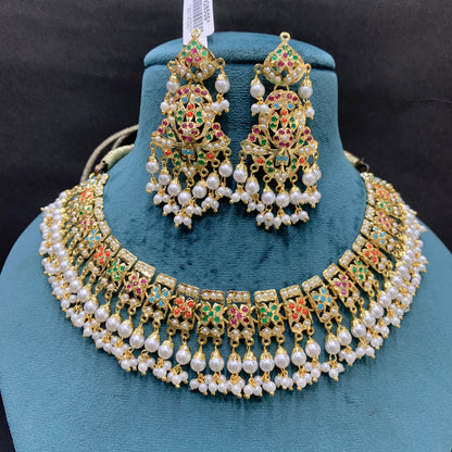 Jadau Necklace Set 4567