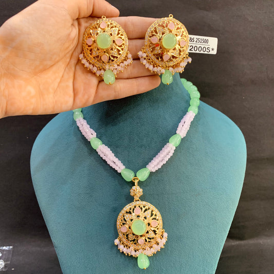 Jadau Pendant Set 566544
