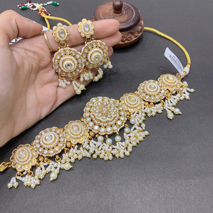 Kundan Necklace Set 567754