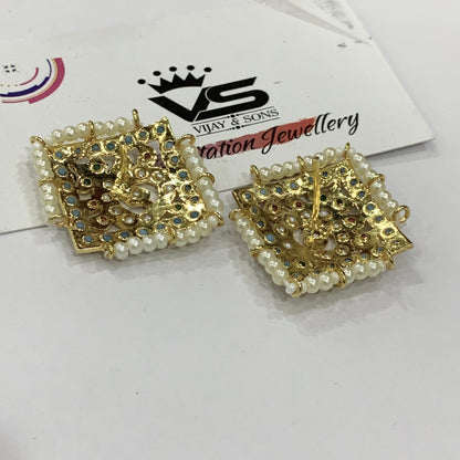 Jadau studs 4567876