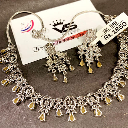 Zircon Necklace Set 3333433