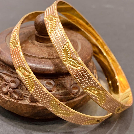 Gold Plated Bangles 331144