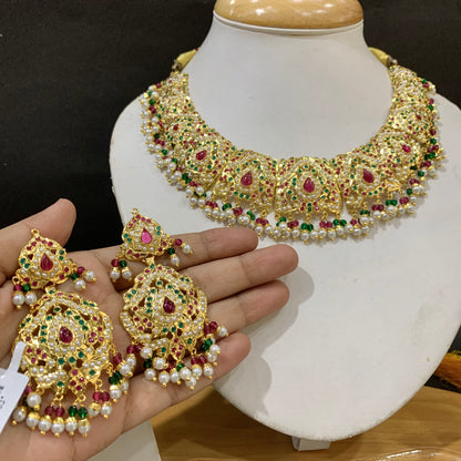 Jadau Necklace set 585749