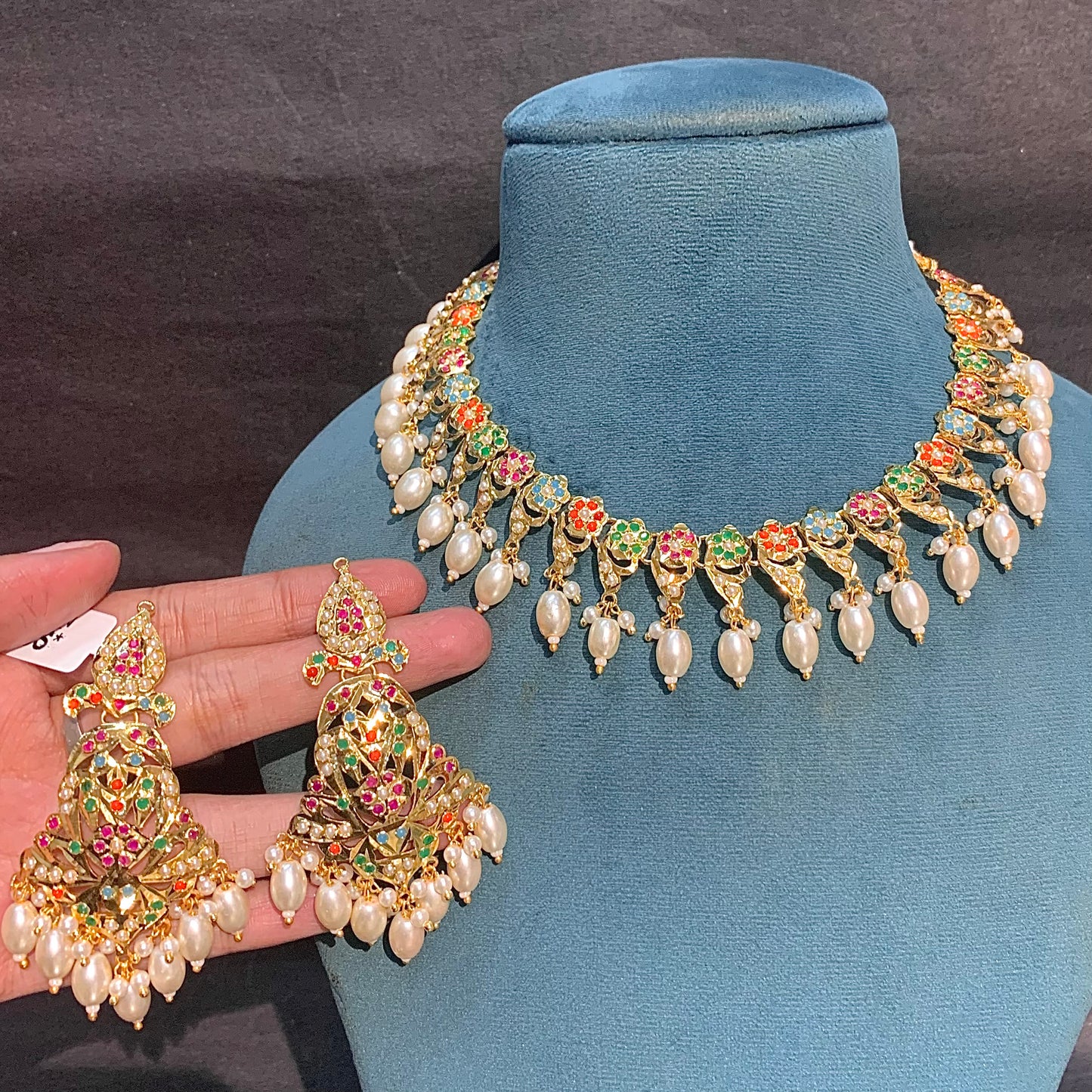 Jadau Necklaces Set 6453663