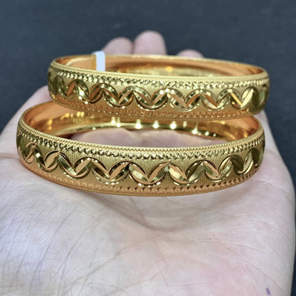 Gold Plated Bangles 634444