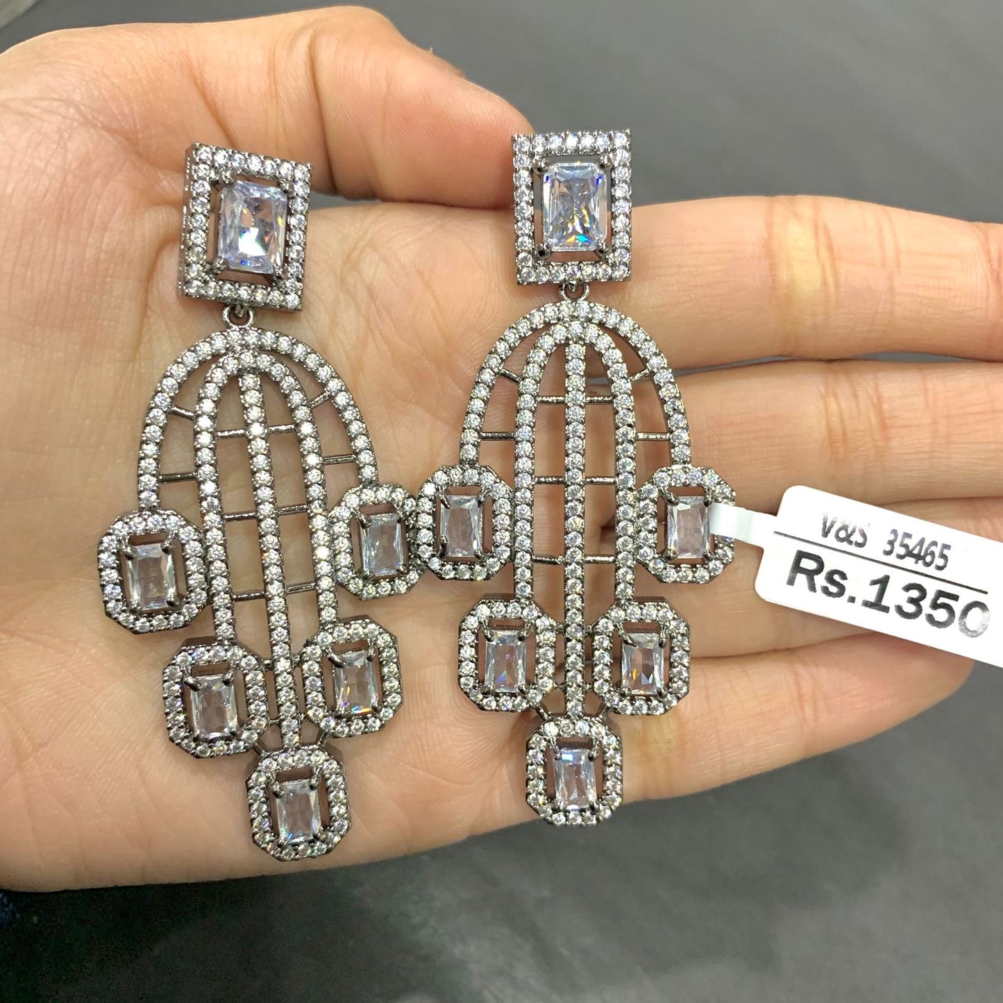 Diamond Earrings 35655