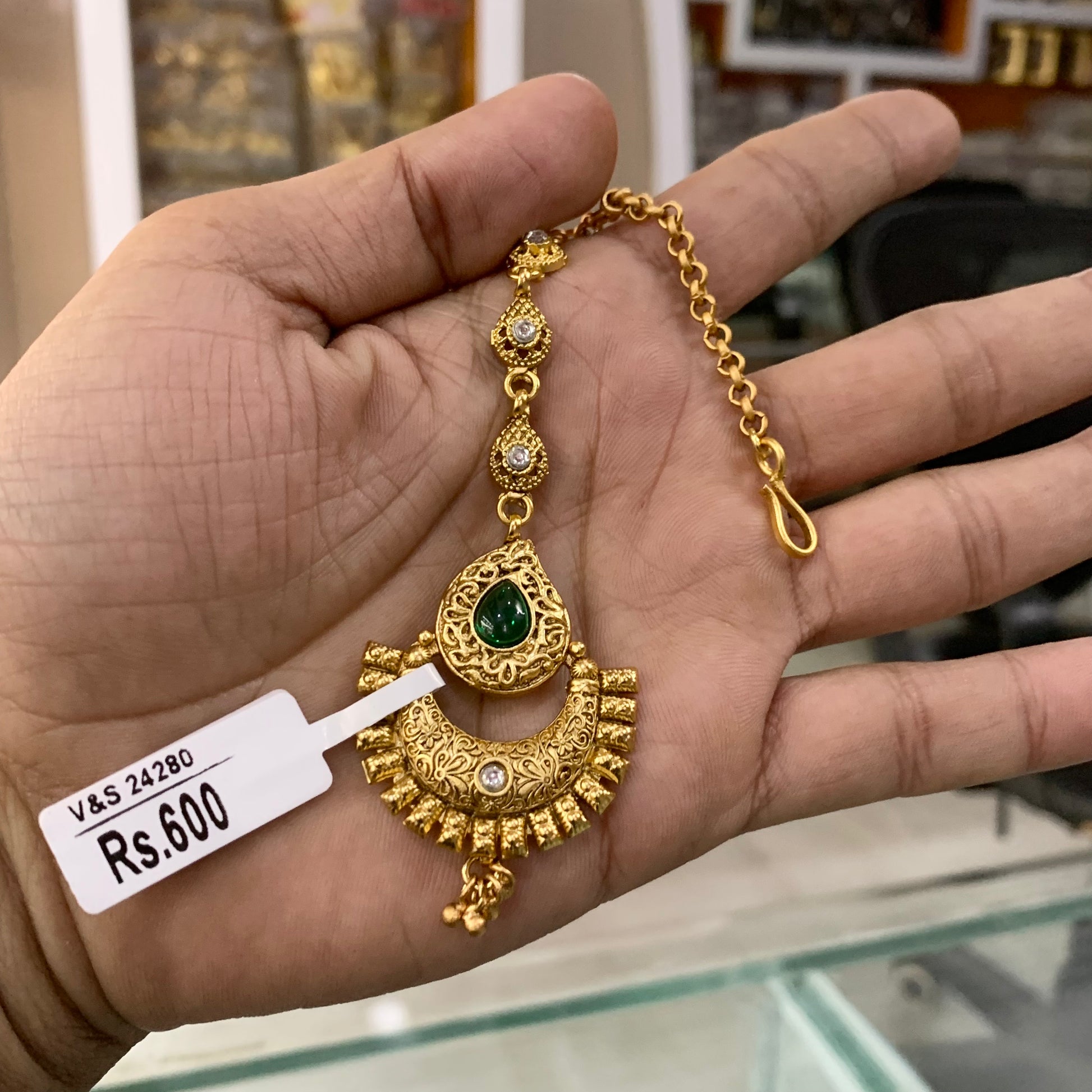 Antique maang 2025 tikka designs